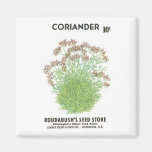 Coriander, Roudabush's Seed Store Refrigerator Magnets