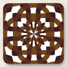 Cork Coaster Brown Shades
