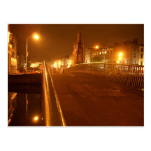 Cork, Ireland by night Post Cards