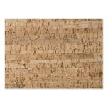 Cork-oak texture business cards