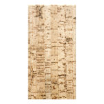 Cork oak texture photo cards