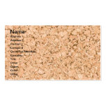 Cork texture business cards