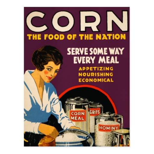 Corn The Food of the Nation Post Card