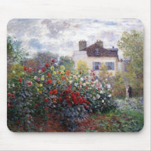 Corner of the Garden Monet Mousepad