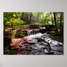 Cornish stream print