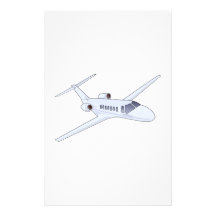 Corporate Jet Customized Stationery