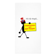Corporations are NOT People Photo Greeting Card