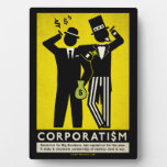 Corporatism Plaque