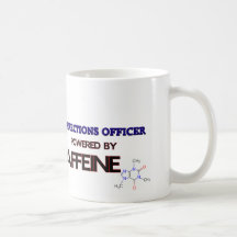 Corrections Officer Powered by caffeine Coffee Mugs