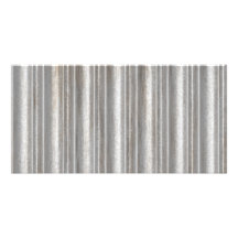 corrugated metal customised photo card