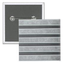 Corrugated Steel Textured Pinback Button