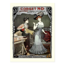 Corset N.D. - Postcard