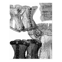Corsets and More Corsets Postcard