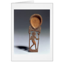 Cosmetic spoon with a figure of a lutenist, New Ki Cards