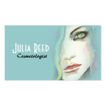 Cosmetology Beauty Makeup Artist Business Card