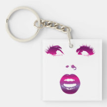 Cosmetology business key-chain
