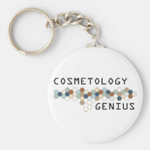 Cosmetology Genius Key Chains