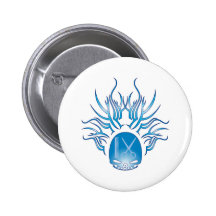 Cosmetology Skull Buttons