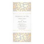 Cosmetology Spa Gold Circles Rack Card
