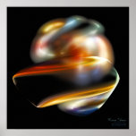 'Cosmic Dance' Abstract Fine Art Canvas Print