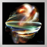 'Cosmic Dance' Abstract Fine Art Canvas Print