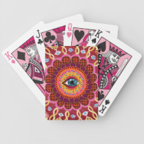 Cosmic Eye Mandala Psychedelic Playing Cards playing cards