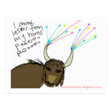 Cosmic Yak #3 Post Card