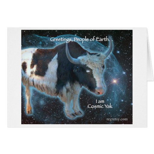 Cosmic Yak Card
