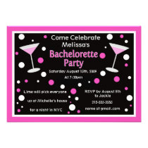 Cosmo Bachelorette Invite invitations