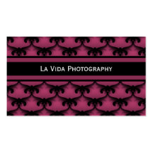 Cosmopolitan Glam Business Card, Burgundy