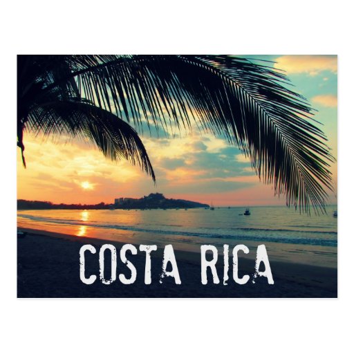 Costa Rica Beach Postcard Zazzle