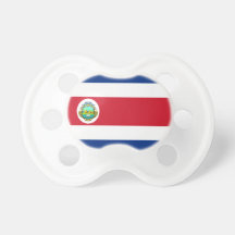 Costa Rica Flag Booginhead Pacifier