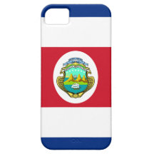 Costa Rica Flag iPhone 5 Covers