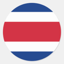 Costa Rica Flag Sticker