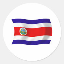 Costa Rica Flag Sticker