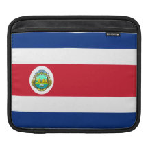 Costa Rican Flag iPad Sleeves
