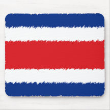 Costa Rican Flag Mousepad