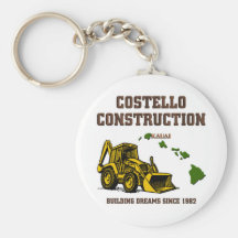 Costello Construction Key Chains