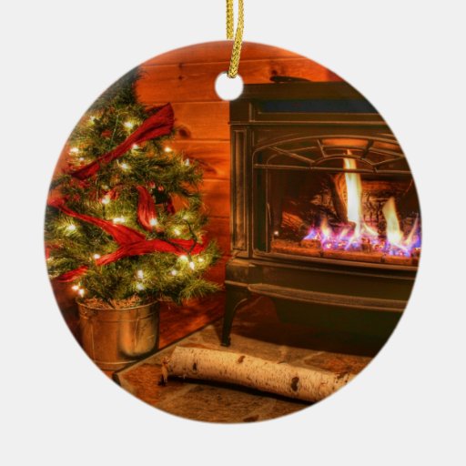 cosy fireplace christmas ornament zazzle com au cosy fireplace christmas ornament zazzle com au
