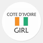 COTE D'IVOIRE GIRL STICKERS