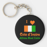 Cote d'Ivoire Keychains