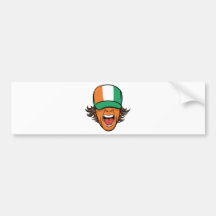 Cote d'Ivoire Sports Fan Bumper Sticker