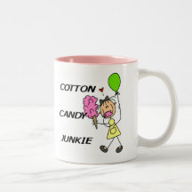 Cotton Candy Junkie Tshirts and Gifts Coffee Mugs