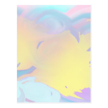 COTTON CANDY LAND POSTCARD