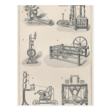 Cotton Spinning I Postcard