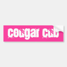 Cougar Cub Bumper Stickers