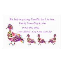 Counseling Services Business Card