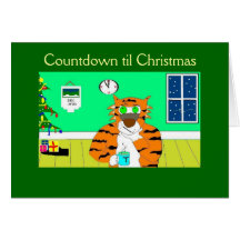 Countdown til Christmas Greeting Card