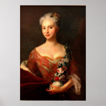 Countess Friederike von Ansbach Print