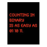 Counting in Binary Post Card